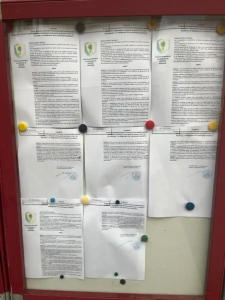 panneau affichage